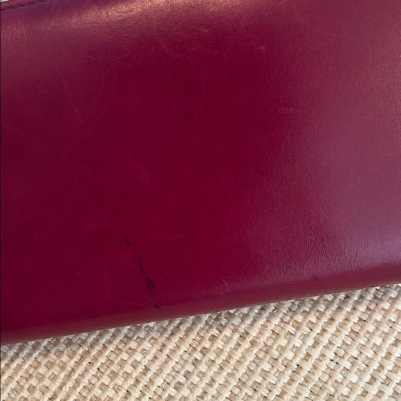 OVERLAND Leather Wallet in Fuchsia Pink - Picture 9 of 9